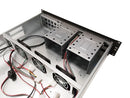 TGC Rack Mountable Server Chassis 2U 650mm Depth, 1x Ext 5.25" Bay, 9x Int 3.5" Bays, 7x Low Profile PCIE Slots, ATX PSU/MB