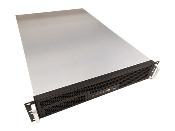 TGC Rack Mountable Server Chassis 2U 650mm Depth, 1x Ext 5.25" Bay, 9x Int 3.5" Bays, 7x Low Profile PCIE Slots, ATX PSU/MB