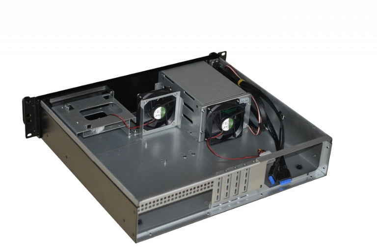TGC Rack Mountable Server Chassis 2U 380mm Depth, 3x Ext 3.5" Bays, 2x Int 3.5" Bays, 1x Int 2.5" Bay, 4x Low Profile PCIE Slots, MATX MB, ATX PSU