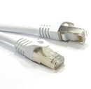 Astrotek/AKY CAT6A Shielded Cable 1m Grey/White Color 10GbE RJ45 Ethernet Network LAN S/FTP LSZH Cord 26AWG PVC Jacket