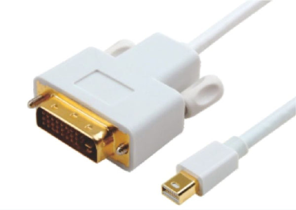 Astrotek Mini DisplayPort DP to DVI Cable 2m - 20 pins Male to 24+1 pins Male 32AWG Gold Plated