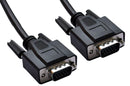 VGA Cable 3m - 15 pins Male to 15 pins Male for Monitor PC Molded Type Black ~CBDB15SVGA3M