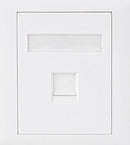 Astrotek/AKY CAT6 RJ45 Network Wall Face Plate Outlets 86x86mm 1 Port Socket Kit