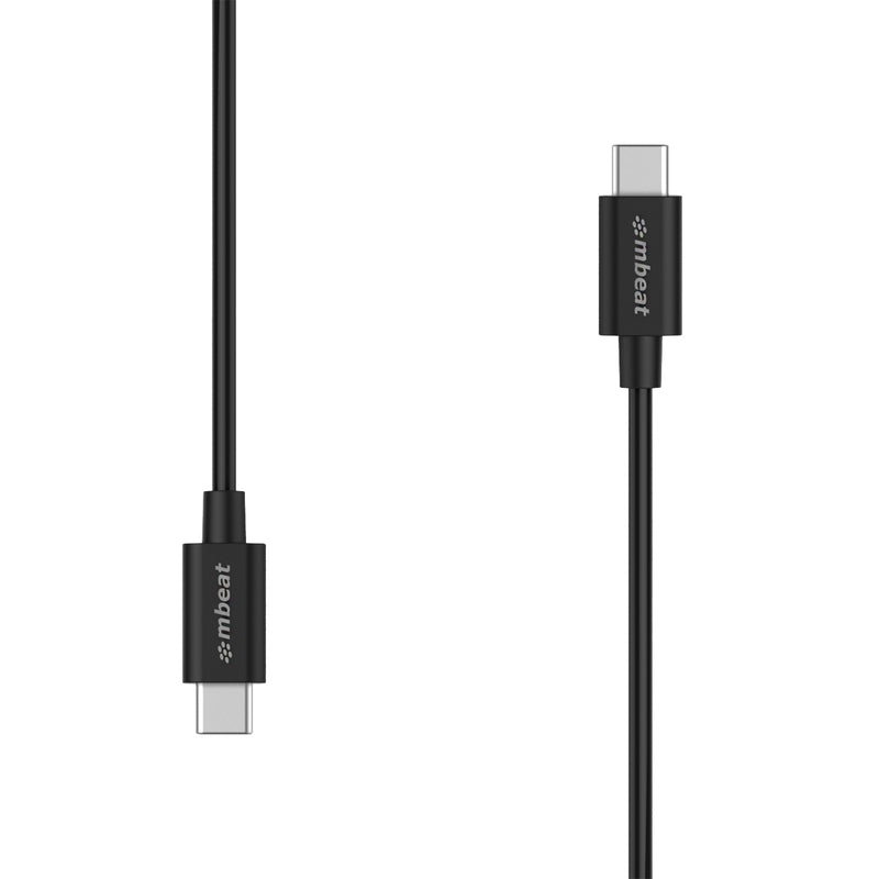 mbeatÃÂ® Prime 2m USB-C to USB-C 2.0 Charge And Sync Cable High Quality/Fast Charge for Mobile Phone Device Samsung Galaxy Note 8 S8 9 Plus LG Huawei