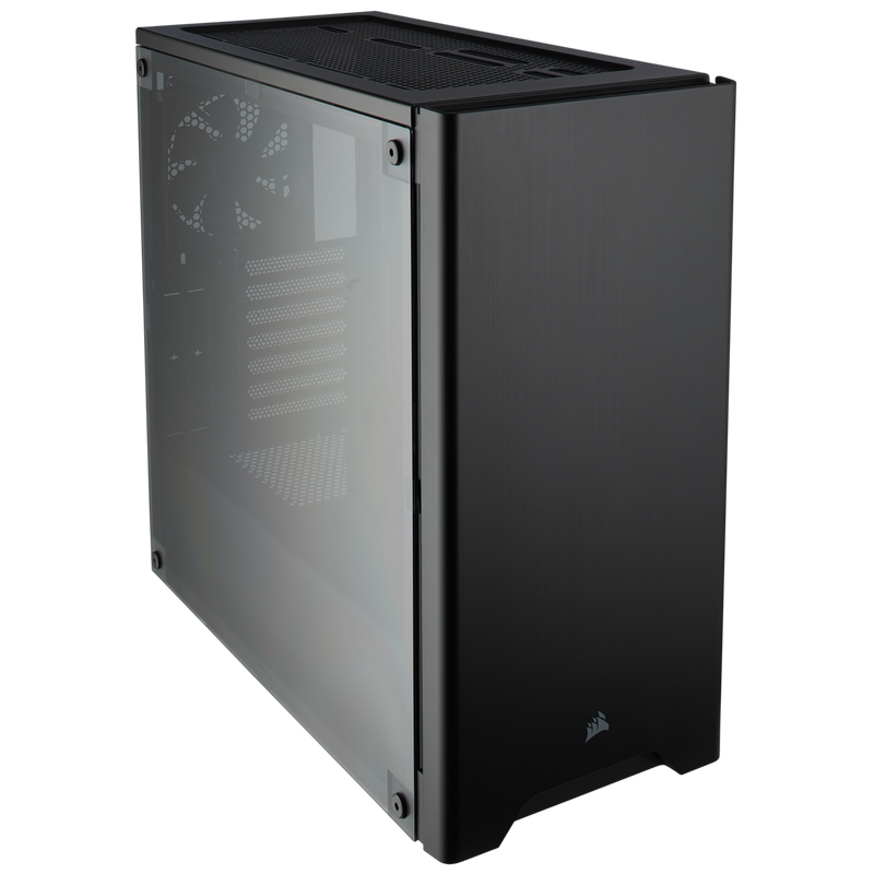 Corsair Carbide 275R Black ATX Mid-Tower Case. Side Window. No Top magnetic mesh filter. Two Years Warranty