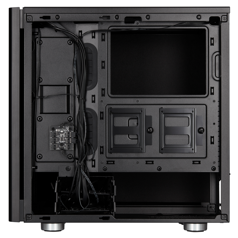 Corsair Carbide Series 275Q Mid-Tower Quiet ATX Case, 2x 3.5', 4x 2.5'. Up to 360mm Radiator, VGA 370mm, CPU 170mm. Black