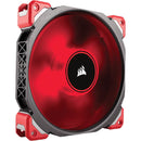 Corsair ML140 Pro LED, Red, 140mm Premium Magnetic Levitation Fan