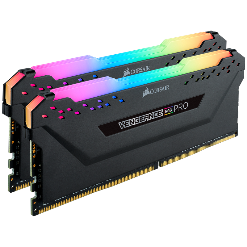 Corsair Vengeance RGB PRO 32GB (2x16GB) DDR4 3200MHz C16 16-18-18-36 Desktop Gaming Memory