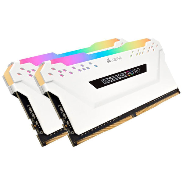 Corsair Vengeance RGB PRO 32GB (2x16GB) DDR4 3200MHz C16 Desktop Gaming Memory White