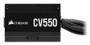 Corsair 550W CV Series CV550, 80 PLUS Bronze Certified, Compact design, ATX Power Supply (CP-9020210-AU)