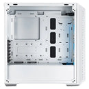 Cooler Master MasterBox 520 Tempered Glass ARGB Fans Mid-Tower Case - White