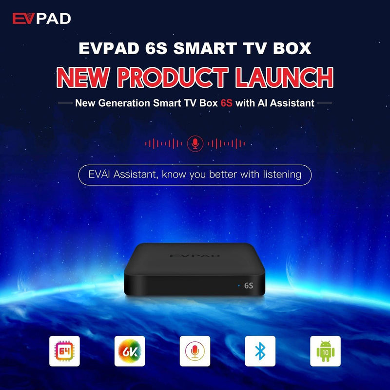 Evpad 6S Voice control Smart TV Box
