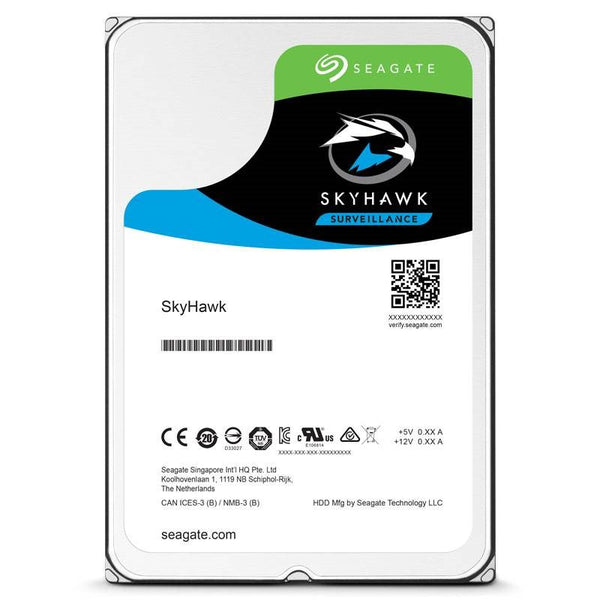 Seagate 6TB 3.5' SkyHawk 256MB SATA HDD, Surveillance Optimized, NVR Ready, ImagePerfect 3 Years Warranty