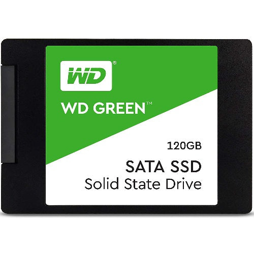 Western Digital Green 120GB 2.5' 3D NAND SSD 7MM 540/430 R/W, SATA 6GB. 3 Years Warranty