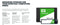 Western Digital Green 480GB M.2 2280 SSD Transfer speeds up to 545MB/s - 3 Years Limited Warranty