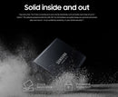 Samsung Portable SSD T5, 2TB, USB3.1 (Gen2) Type-C, Up to 10Gbps, Shock Resistant, 3 Years Warranty