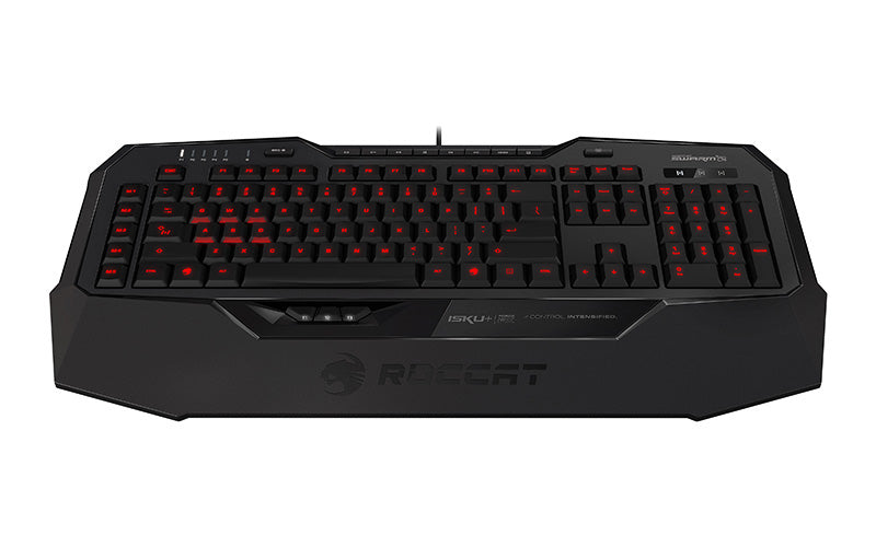 Roccat ISKU FORCE FX RGB Gaming Keyboard with Pressure-Sensitive Key Zone (LS) ->ROC-12-351-BK