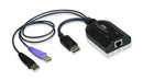 Aten DisplayPort KVM Adapter Cable with Virtual Media & Smart Card Reader Support for KN/KM/KH series