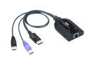 Aten DisplayPort USB Virtual Media KVM Adapter with digital Audio on DisplayPort signal
