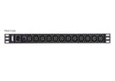 Aten 12 Port 1U Basic PDU supports up to 10A with 12 IEC C13 outputs, overload protection