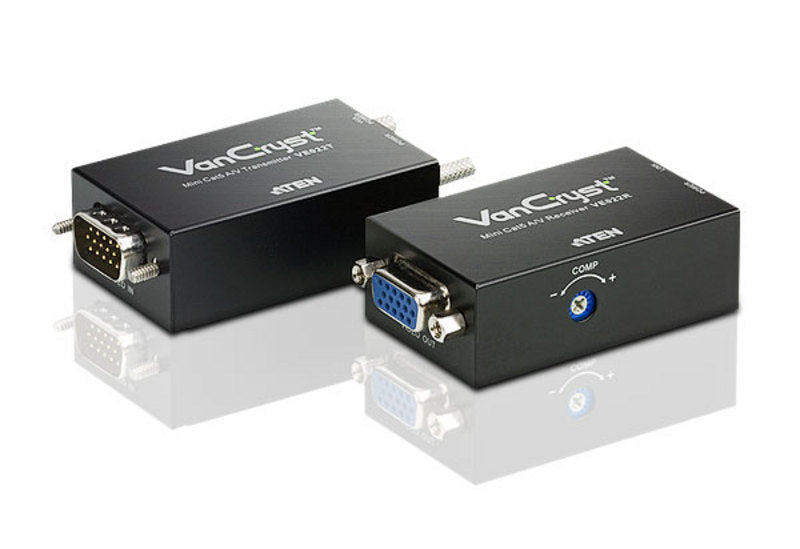 Aten VanCryst VGA Over Cat5 Video Extender with Audio - 1920x1200@60Hz or 150m Max