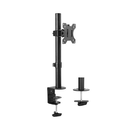 Brateck Single Screen Economical Articulating Steel Monitor Arm Fit Most 13"-32" LCD monitors, Up to 8kg per screen VESA 75x75/100x100