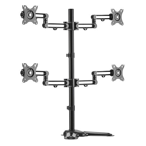 Brateck Quad Monitor Premium Articulating Aluminum Monitor Stand