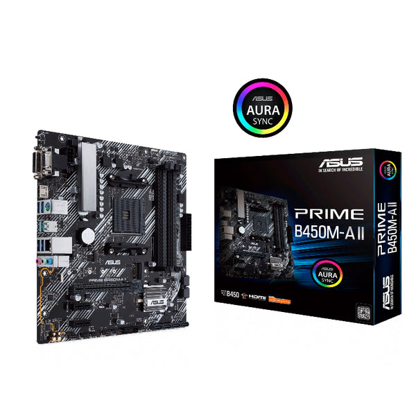 Asus PRIME B450M-A II AM4 Micro ATX Motherboard