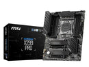 MSI X299 PRO ATX MB X-series LGA2066 8xDDR4 4xPCI-E 2xM.2 Turbo 6xSATA3 10xUSB3.2 Type-C 8xUSB2.0 RAID TPM Dual LAN SLI/CF