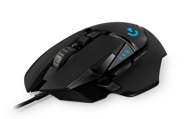 Logitech G502 Hero High Performance Gaming Mouse11 Programmable Buttons 16,000 DPI Tunable weight RGB 1ms 121g 2.1m LS