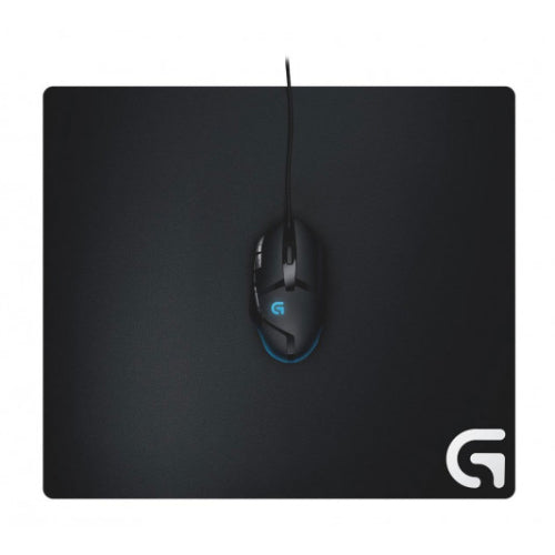 Logitech G640 Large Cloth Gaming Mouse Pad Stable Rubber Base Matched to Logitech Sensors Moderate Surface Friction