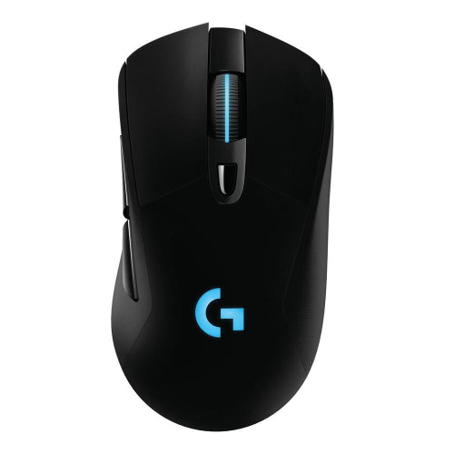 Logitech G703 Lightspeed USB Wireless Gaming Mouse 2.4GHz 1ms 12000 DPI 6 Buttons Programmable RGB Lighting 10g Adjustable Weight OnBoard Memory (LS)