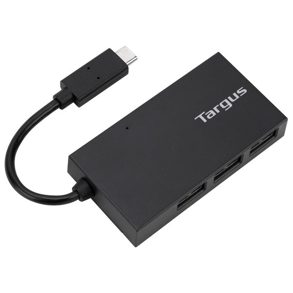 Targus 4-Port USB-C Hub to 3x USB 3.0 and 1x USB-C Port/5Gbps/Plug-n-play/Hot Swaping/Designed for USB-C Laptop Notebooks (LS)