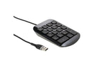 Targus Numeric Keypad with USB Corded, Fits PC/Mac/Chrome - Full size 19mm keys / Wired Keyboard - Black