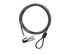Targus DEFCONÂ® Resettable T-Lock Combo Cable Lock with 2M Steel Cable/ Additional Locking - Black