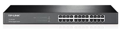 TP-Link TL-SG1024 24-Port Gigabit 19' Rackmountable Unmanaged Switch energy-efficient Supports MAC Plug & play 48Gbps Switching Capacity