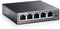 TP-Link SG105E 5-Port Gigabit Desktop Easy Smart Switch, 5 10/100/1000Mbps RJ45 Ports, MTU/Port/Tag-based VLAN, QoS, IGMP Snooping