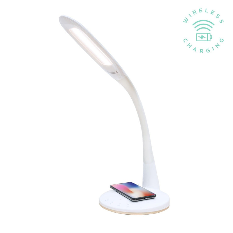 mbeatÂ® actiVIVA LED Desk Lamp with Wireless Changer - LED illumination Switches/Warm Cool Modes/Rubberized Flexible Neck/Touch Sensitive