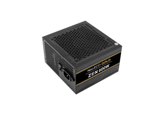 Antec Neo Eco ZEN 600w PSU 80+ Gold, 120mm Silent Fan, Thermal Manager, Japanese Caps, 5 Years Warranty.