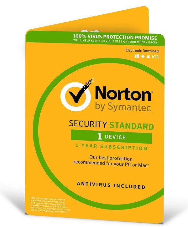 Norton Security 2018, 1 Device, 12 Months, PC, MAC, Android, iOS, OEM - ESD Version - Keys via Email
