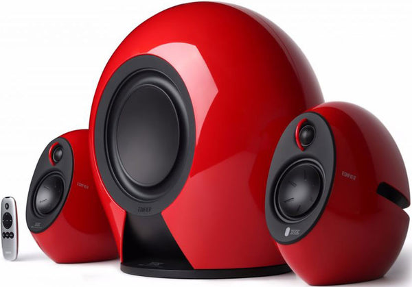 Edifier E235 Luna E 2.1 Home Entertainment/Gaming System Bluetooth Speaker RED - BT/3.5mm/Optical 5.8G Wireless Subwoofer/174W RMS/Optical input