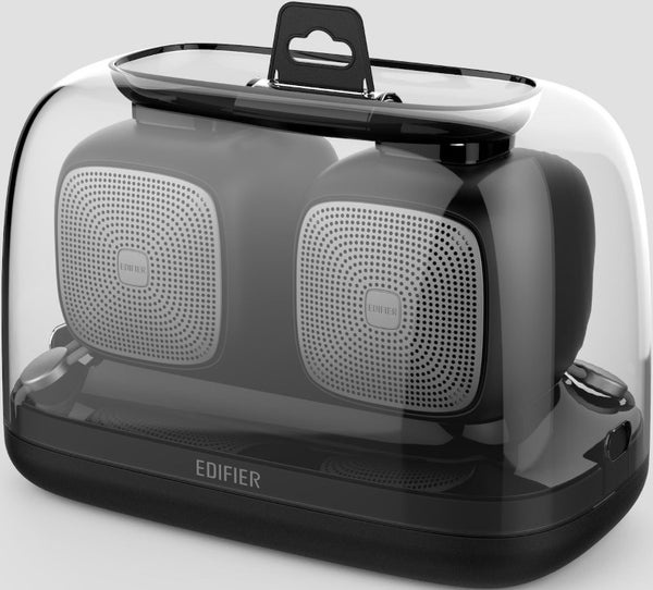 Edifier MP202 DUO 2.0 Bluetooth Portable Speaker - BLACK/BT v4.2/MicroSD/USD/9 hrs battery life/12hrs playtime/Rubber Exterior/Pair (LS)