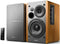 Edifier R1280DB - 2.0 Lifestyle Bookshelf Bluetooth Studio Speakers Brown - 3.5mm AUX/RCA/BT/Optical/Coaxial Connection/Wireless Remote