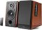Edifier R1700BT Bluetooth Lifestyle Bookshelf Studio Speakers Brown - BT/Dual 3.5mm AUX/Limited Distortion DSP/DRC/Classic Wood Finish/Wireless Remote