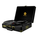 mbeatÃÂ® Woodstock Retro Turntable Player BLACK