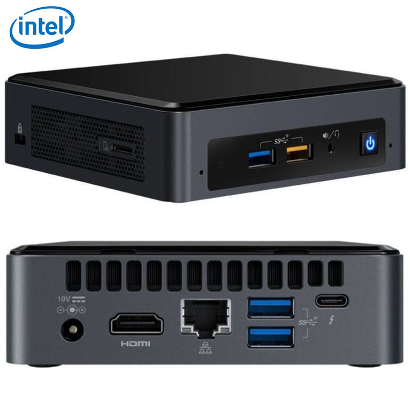 Intel NUC mini PC i5-7260U 3.4GHz 2xDDR4 SODIMM M.2 SATA/PCIe SSD HDMI DP via USB-C 3xDisplays GbE LAN Wifi BT 4xUSB3.0 DS POS ~SYI-BOXNUC8I5BEK4