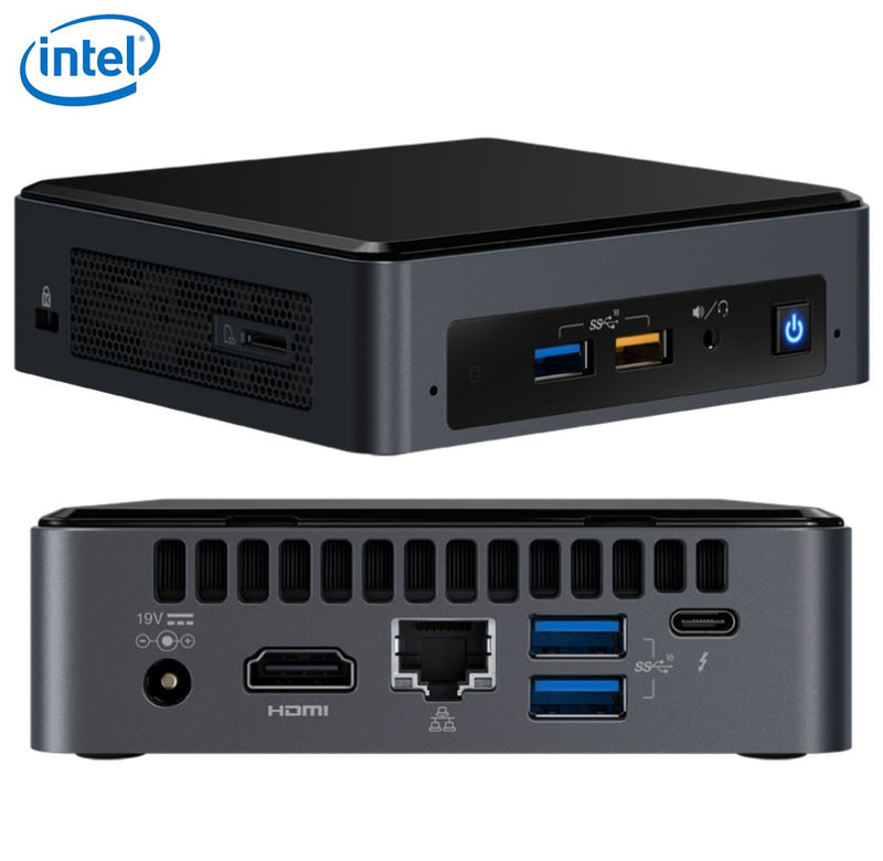 Intel NUC mini PC i3-8109U 3.6GHz 2xDDR4 SODIMM M.2 SATA/PCIe SSD HDMI USB-C (DP1.2) 3xDisplays GbE LAN WiFi BT 6xUSB Digital Signage POS