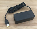 65W replacement charger for Lenovo notebooks with rectangular tip