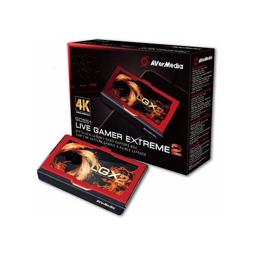 AVerMedia GC551 Live Gamer Extreme 2. 4K Pass-Through * Only for USB 3.0 / 3.1 (Gen 1) Chipset Capture device. Record 1080p @ 60 fp.12 Months warranty