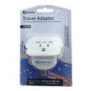 Sansai Travel Adapter for 240V Equipment from Britain/ USA/ Europe/ Japan/ China/ Hongkong/ Singapore/ Korea